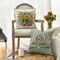 Sunflower Eucalyptus Leaves Throw Pillow Covers, 18 x 18 Inch Seasonal Spring Summer Truck Home Sweet Home Cushion Case Decorations